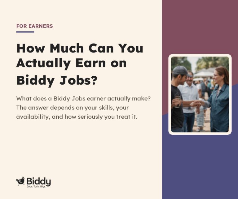 How Much Can You Actually Earn on Biddy Jobs?
