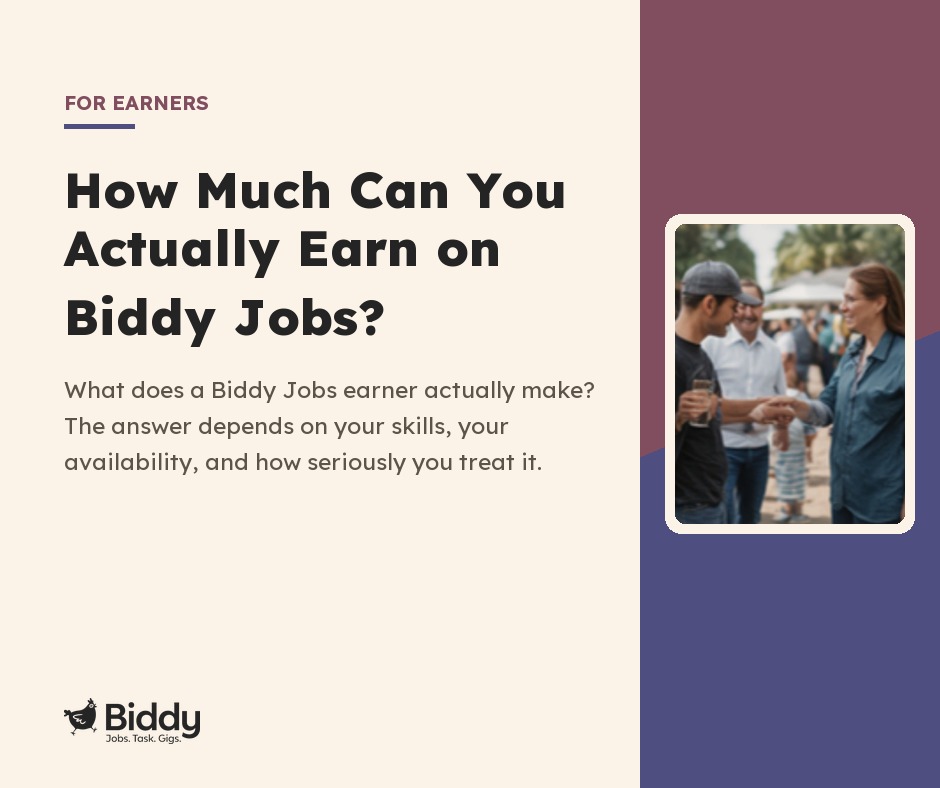 How Much Can You Actually Earn on Biddy Jobs?
