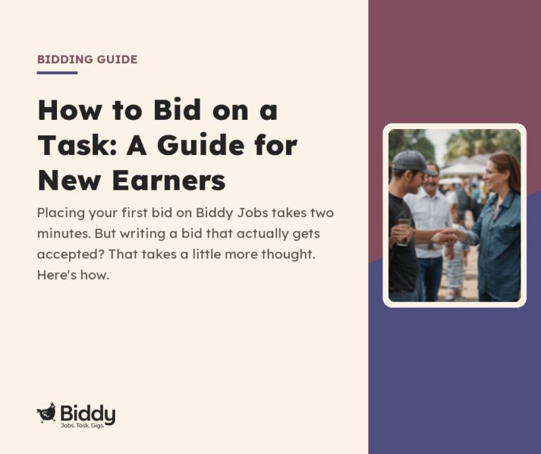 How to Bid on a Task: A Guide for New Earners