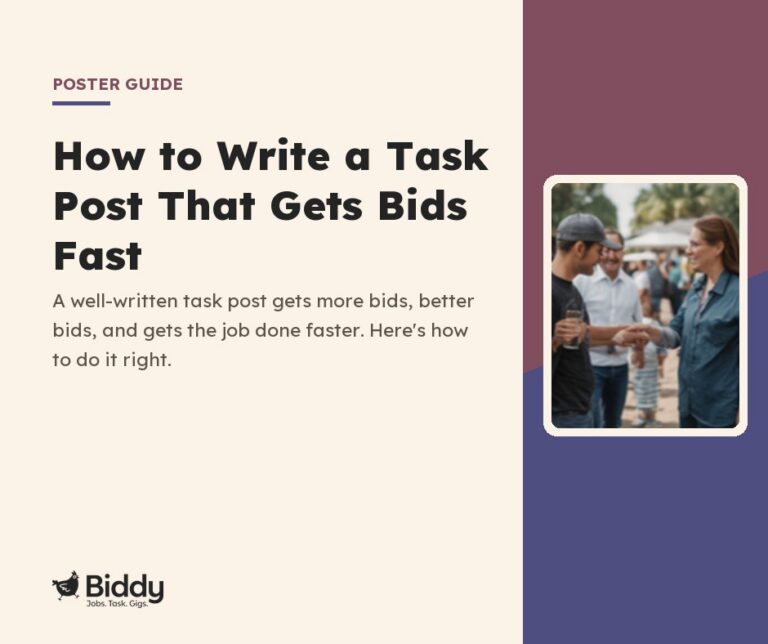How to Write a Task Post That Gets Bids Fast