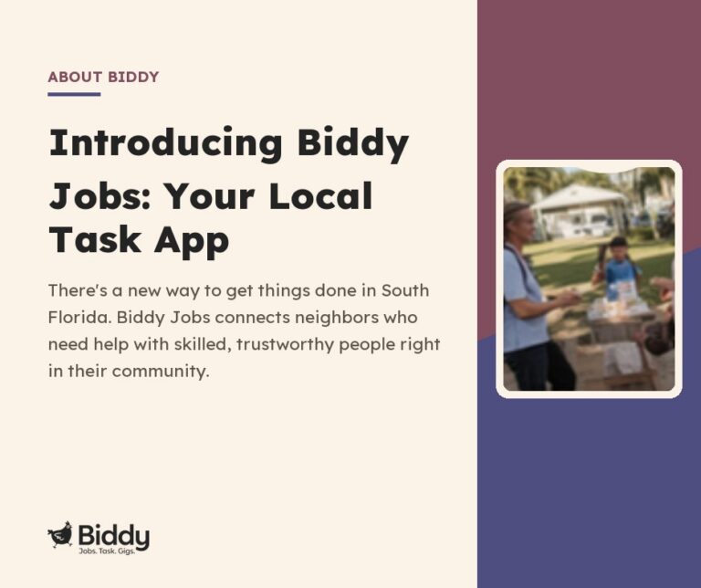 Introducing Biddy Jobs: Your Local Task App