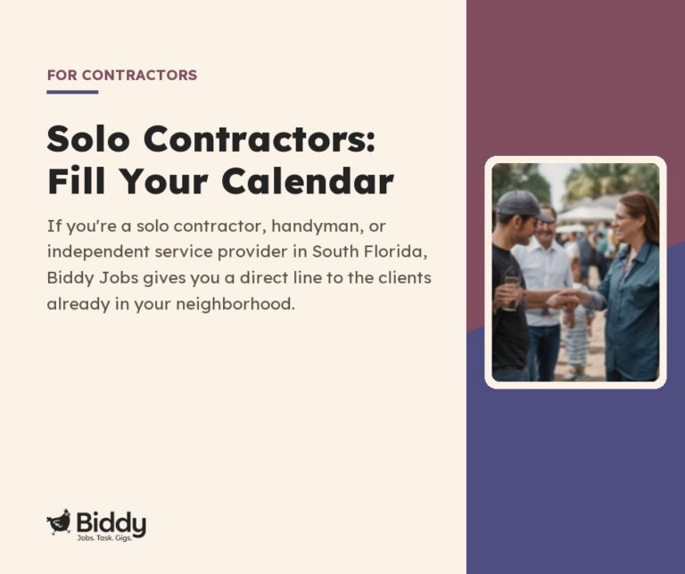 Solo Contractors: Fill Your Calendar