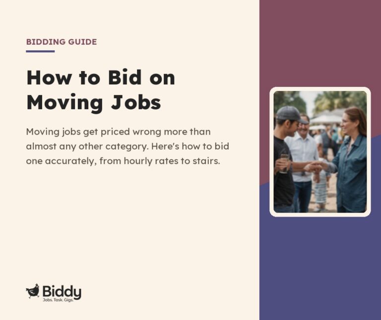 How to Bid on Moving Jobs