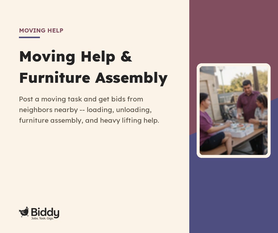 Moving Help & Furniture Assembly