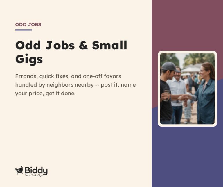 Odd Jobs & Small Gigs