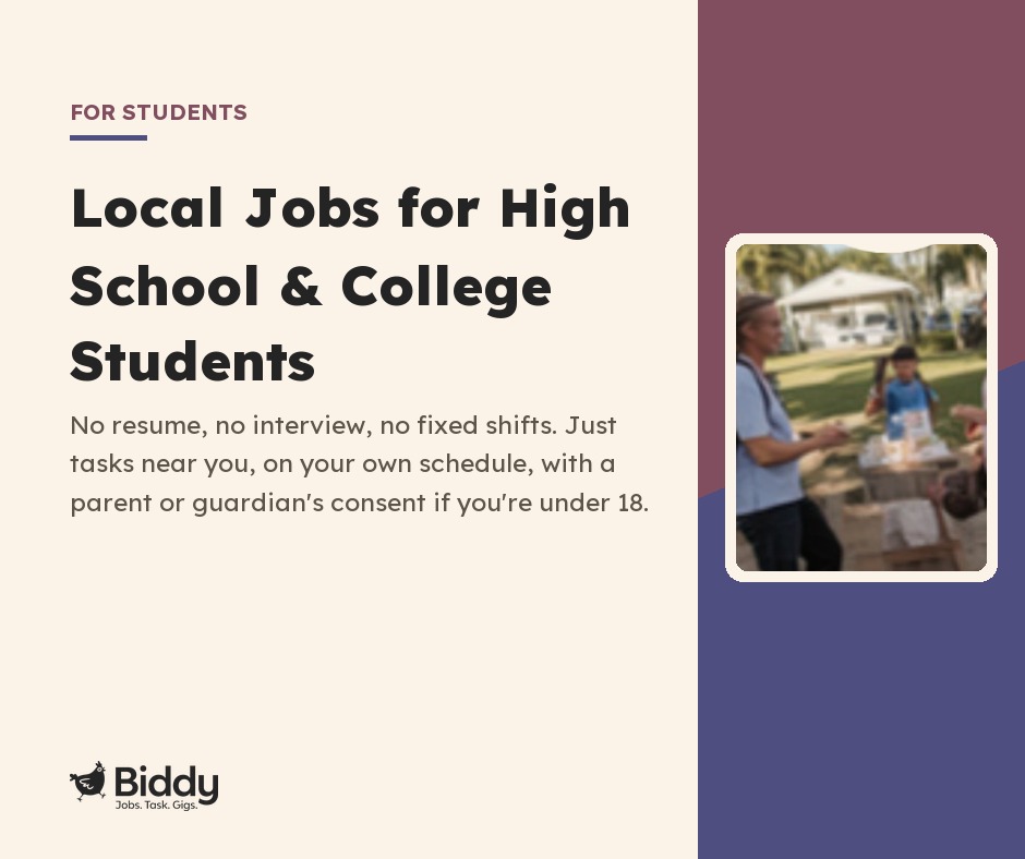 Local Jobs for High School & College Students