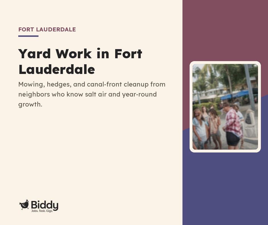 Yard Work in Fort Lauderdale