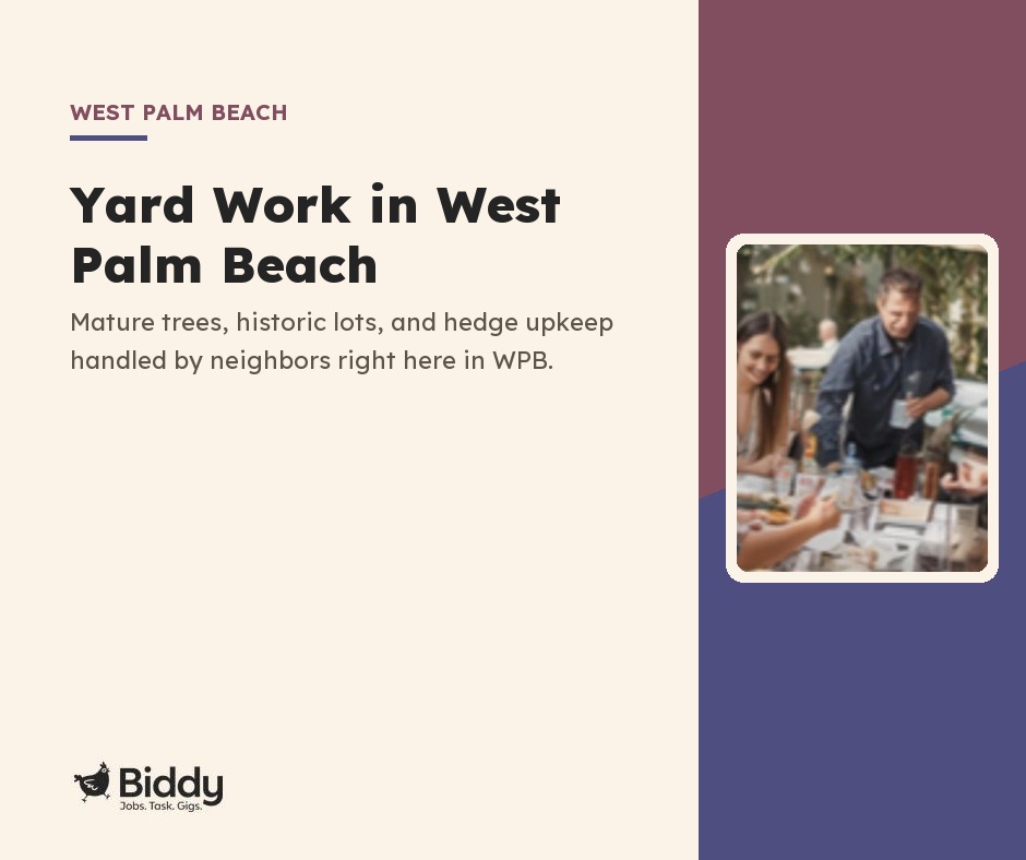 Yard Work in West Palm Beach