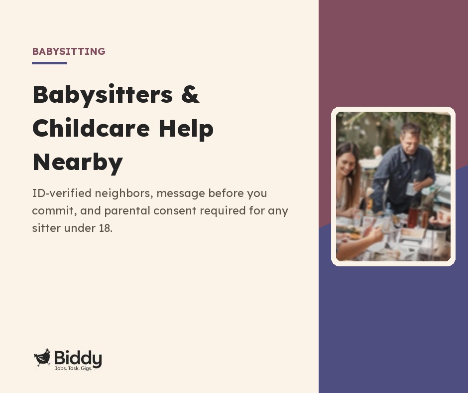 Babysitters & Childcare Help Nearby