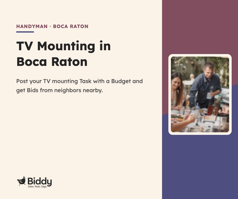 TV mounting in Boca Raton